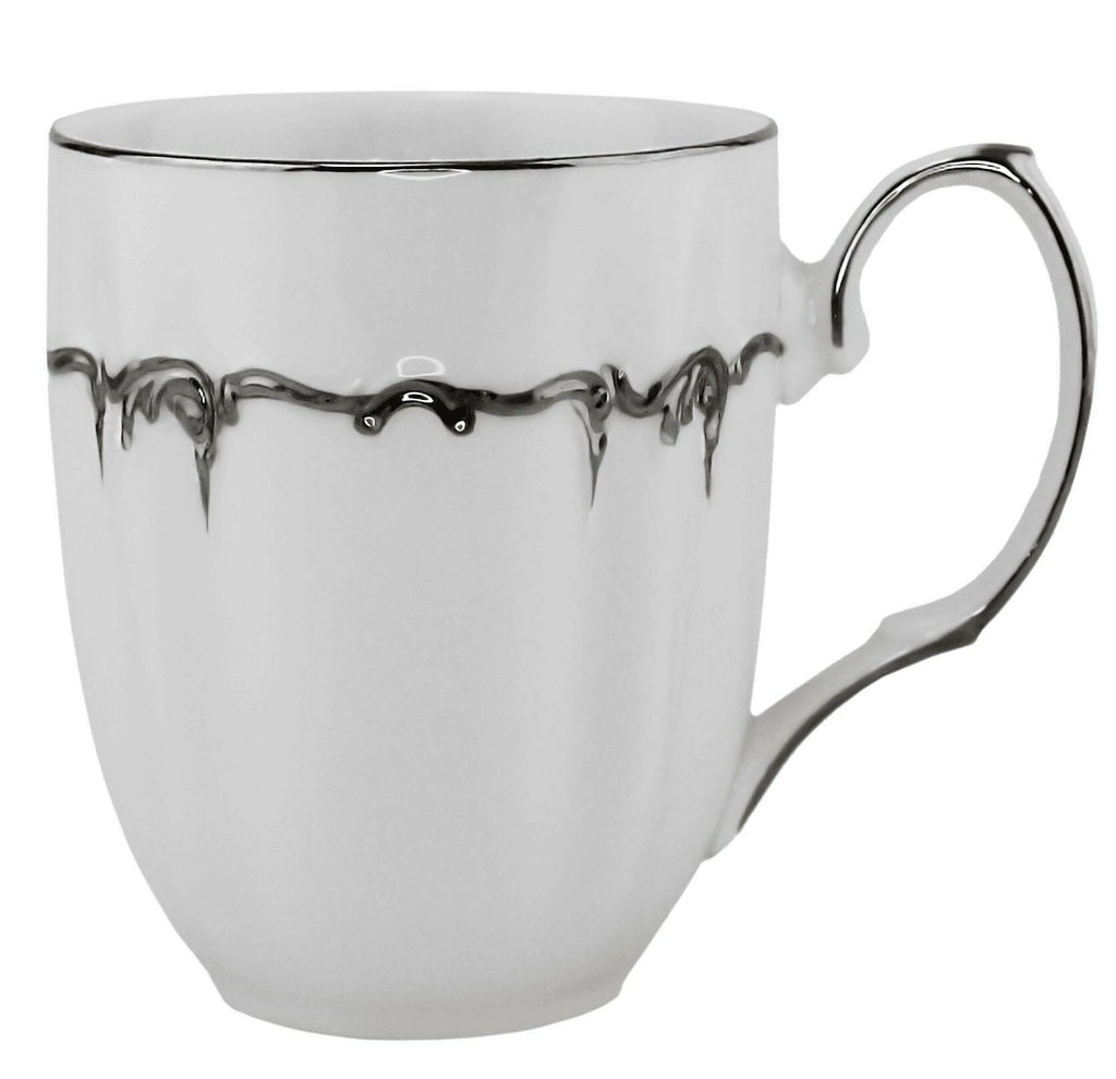 666-400 Кружка 450 мл ARGENTO в под.уп.(х24)Фарфор - Lenardi фото 2