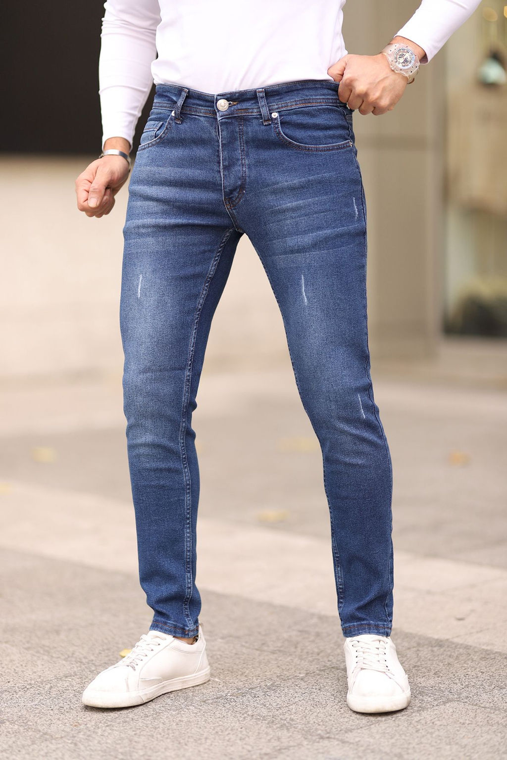 TRENDYOL MAN Antrasit Skinny T?rnakl? Jeans Kot Pantolon TMNAW25JE00013 - Trendyolmilla фото 19