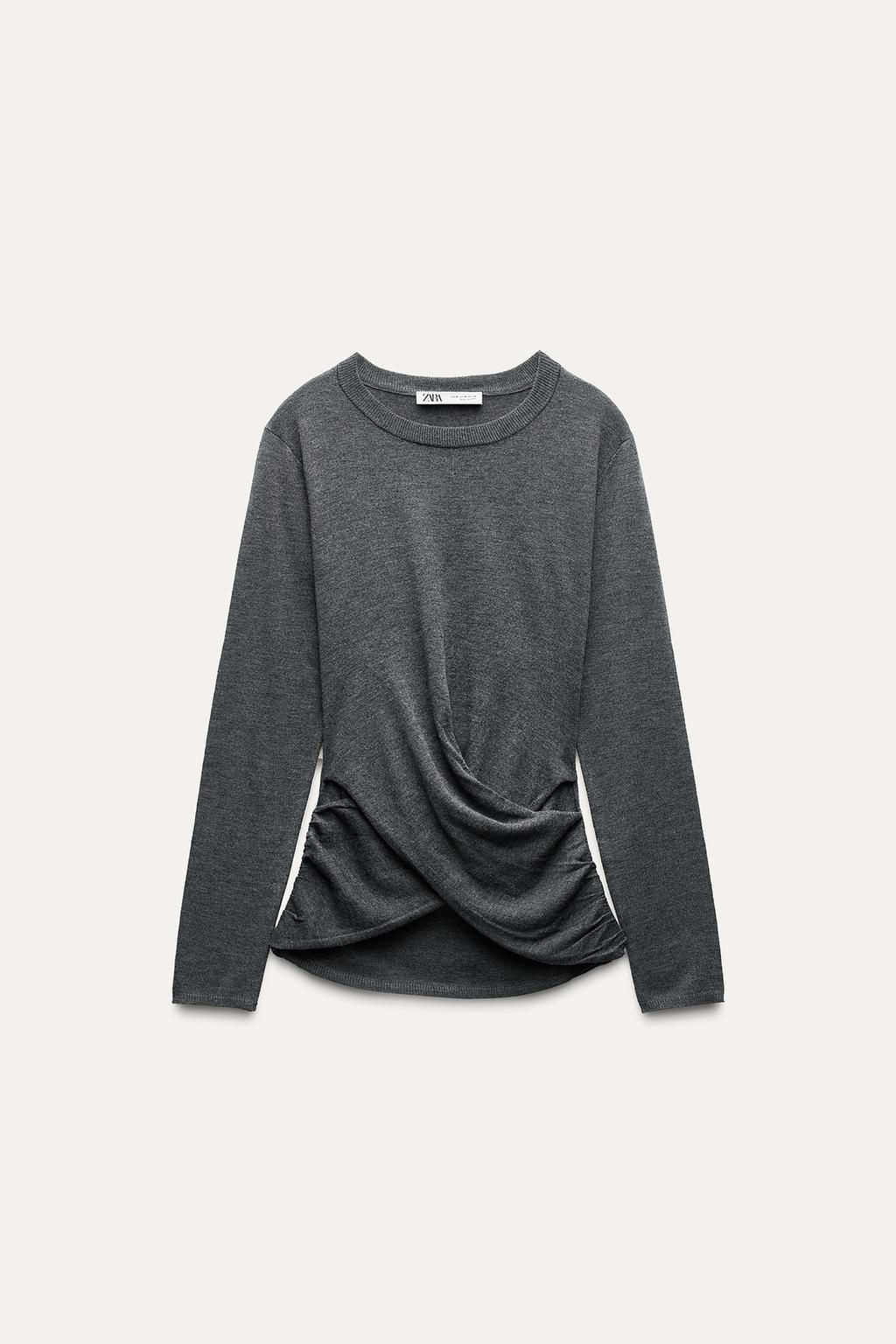 CROSSOVER KNIT TOP - Zara фото 13