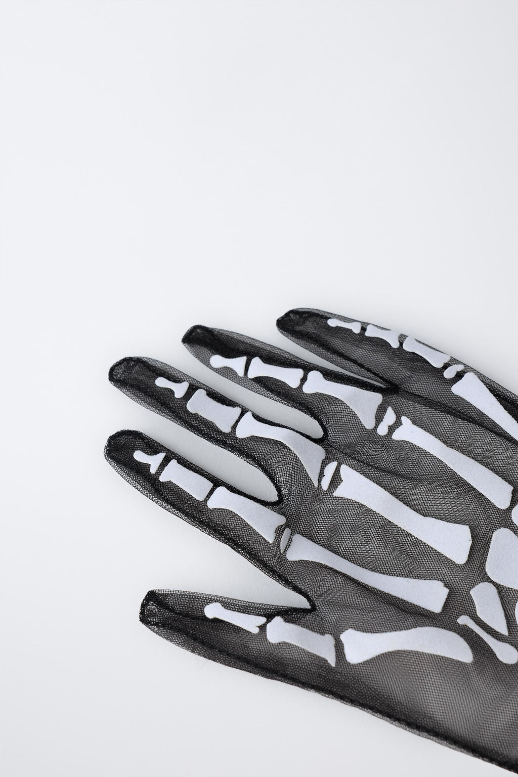 SKELETON FANCY DRESS TULLE GLOVES - Zara фото 3