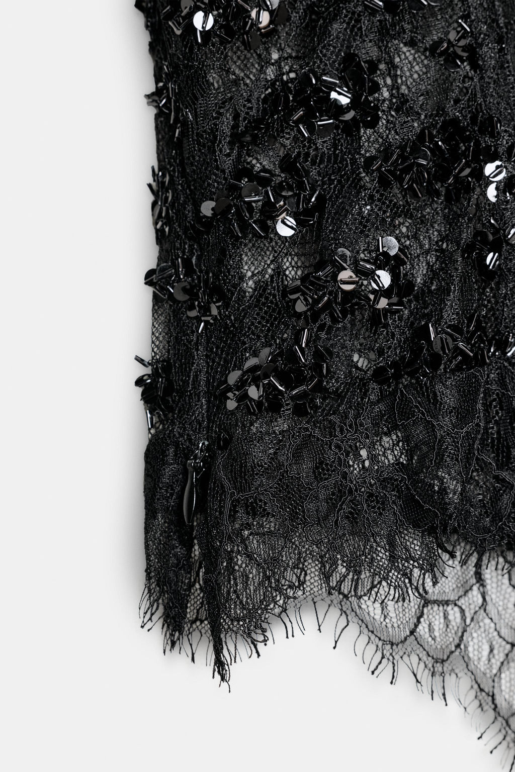 COMBINED SEQUIN CORSETRY-INSPIRED TOP - Zara фото 7