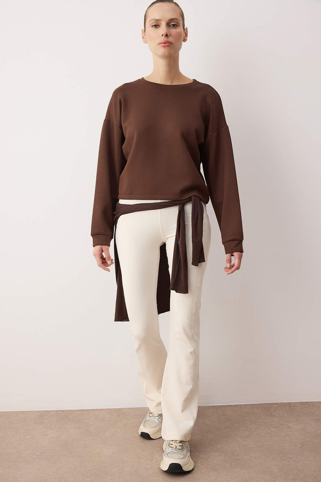 Vizon Interlok Regular Sweatshirt THMAW26SW00003 - Trendyolmilla фото 8