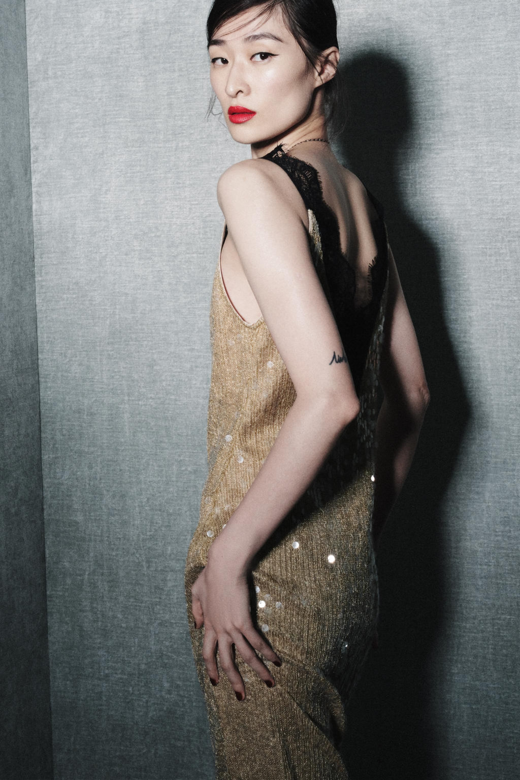 ZW COLLECTION SEQUIN LACE DRESS - Zara фото 6