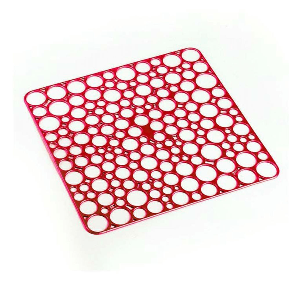 Решетка для раковины 300*300 вишня квадрат