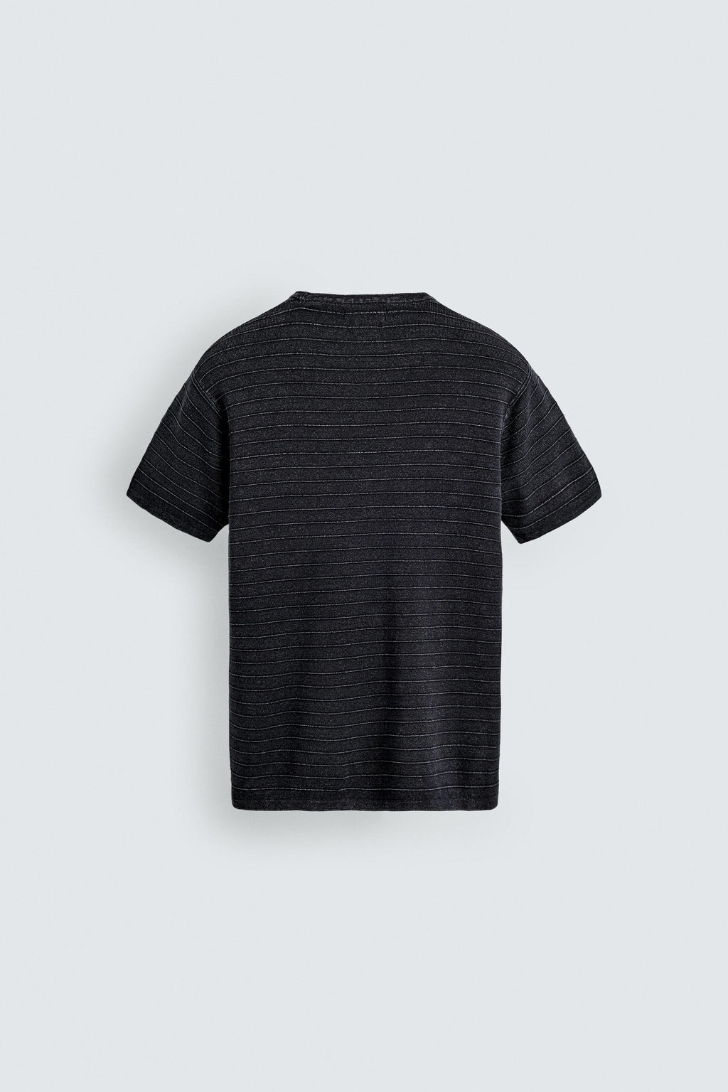 CAMISETA PUNTO ESTRUCTURA LAVADA / ?ndigo