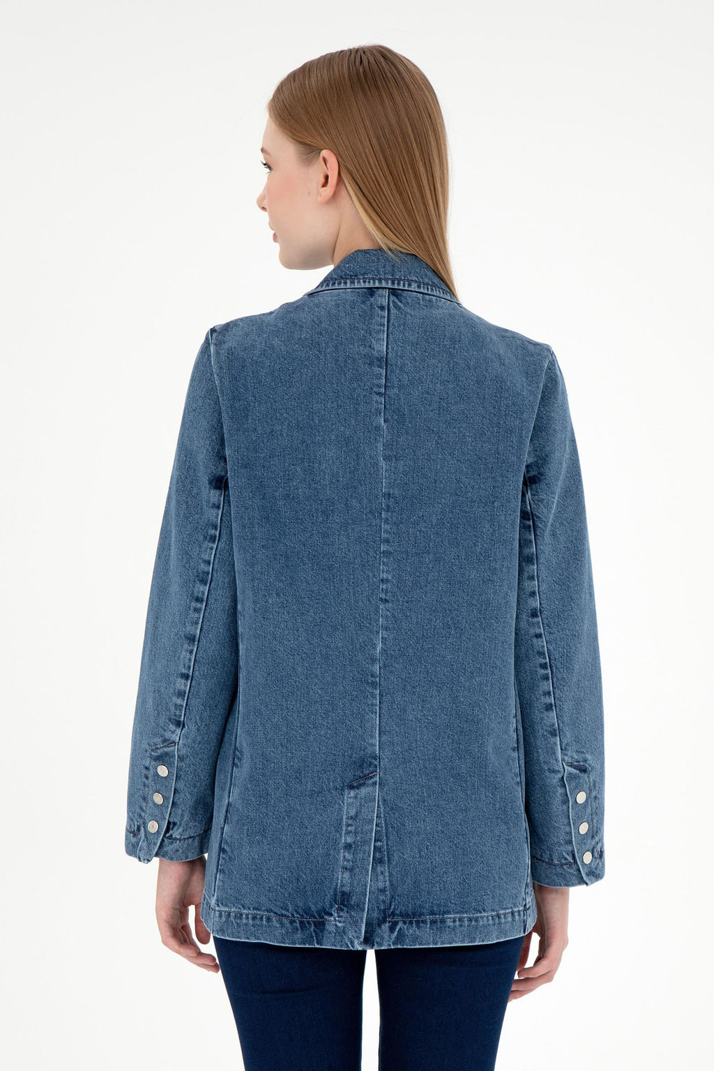 Женская голубая джинсовая рубашка Неожиданная скидка в корзине - U.s. polo assn фото 11