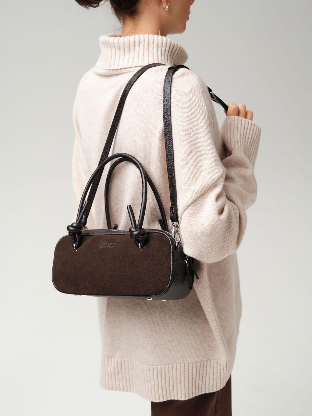 Сумка Curl DBR 31363 черный каштан  фото 6