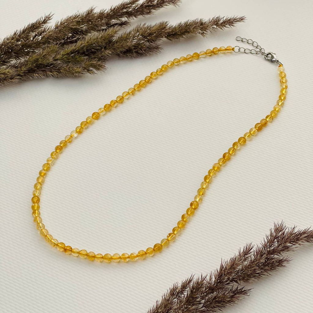 Бусы из Цитрина