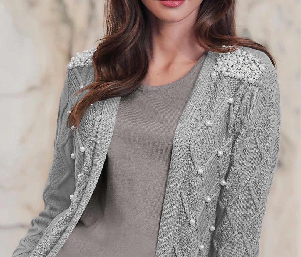 Кардиган, серый - Ashley brooke фото 5