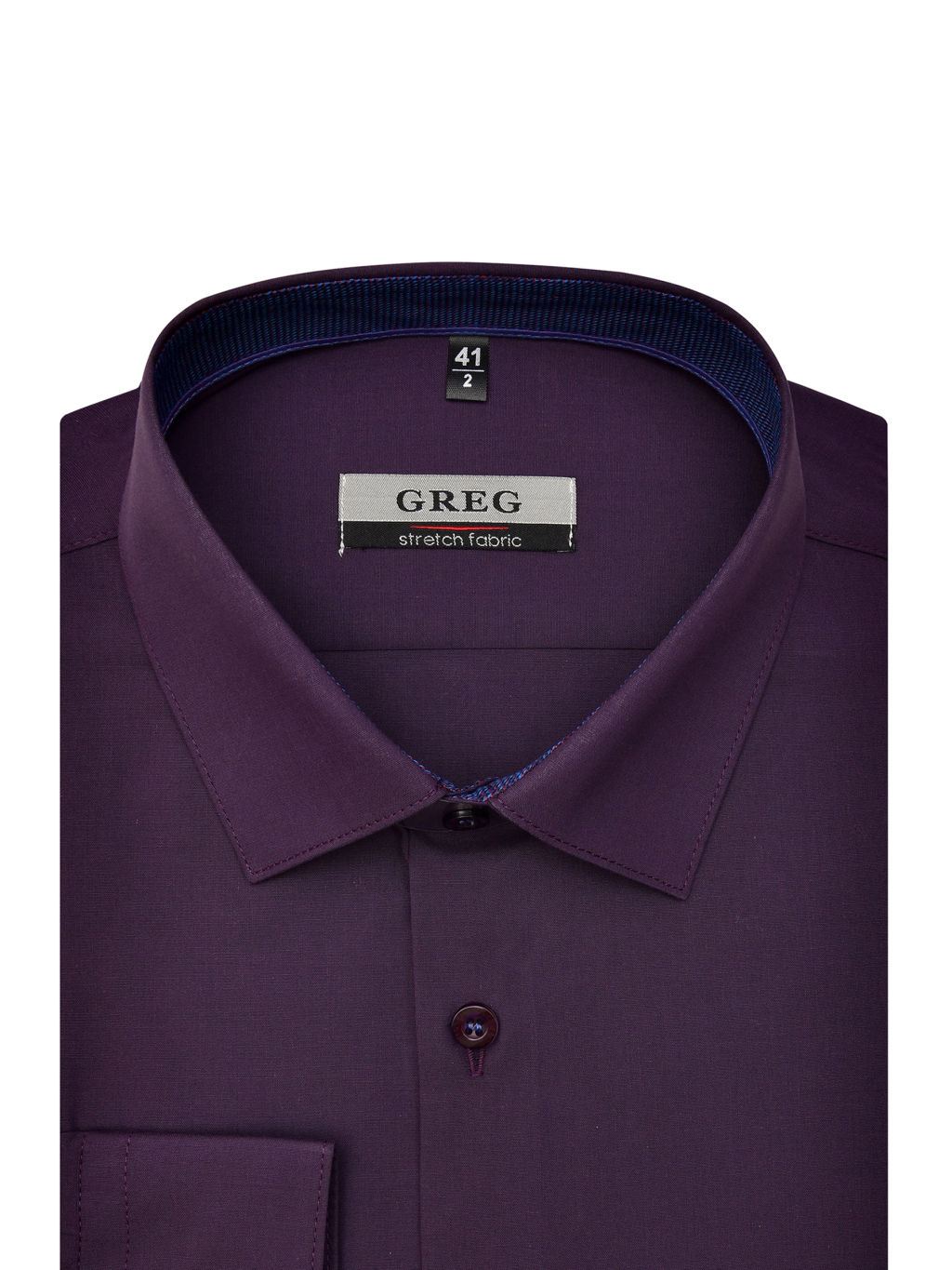 Сорочка мужская длинный рукав GREG 740/237/1292/ZN/1p STRETCH  фото 3