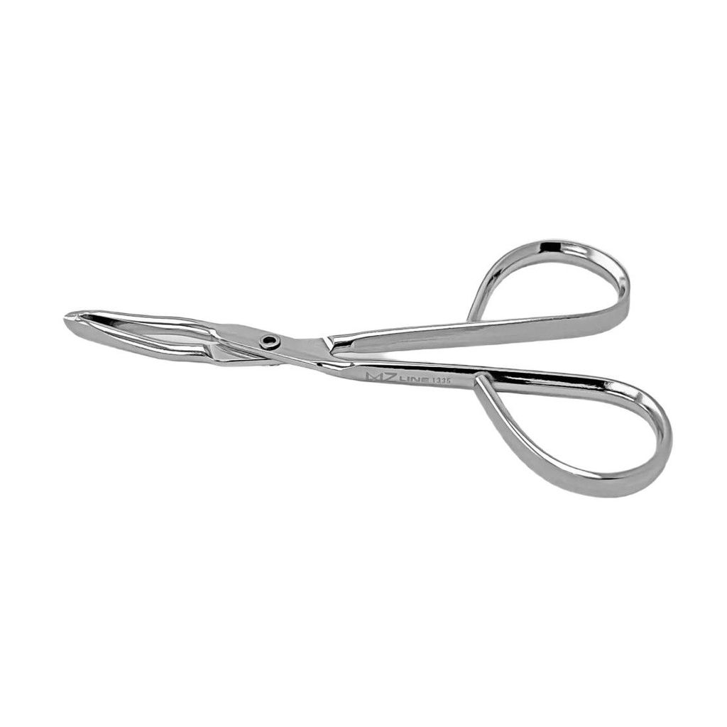 Mertz Пинцет-ножницы для коррекции бровей A1335, серебристый  фото 2