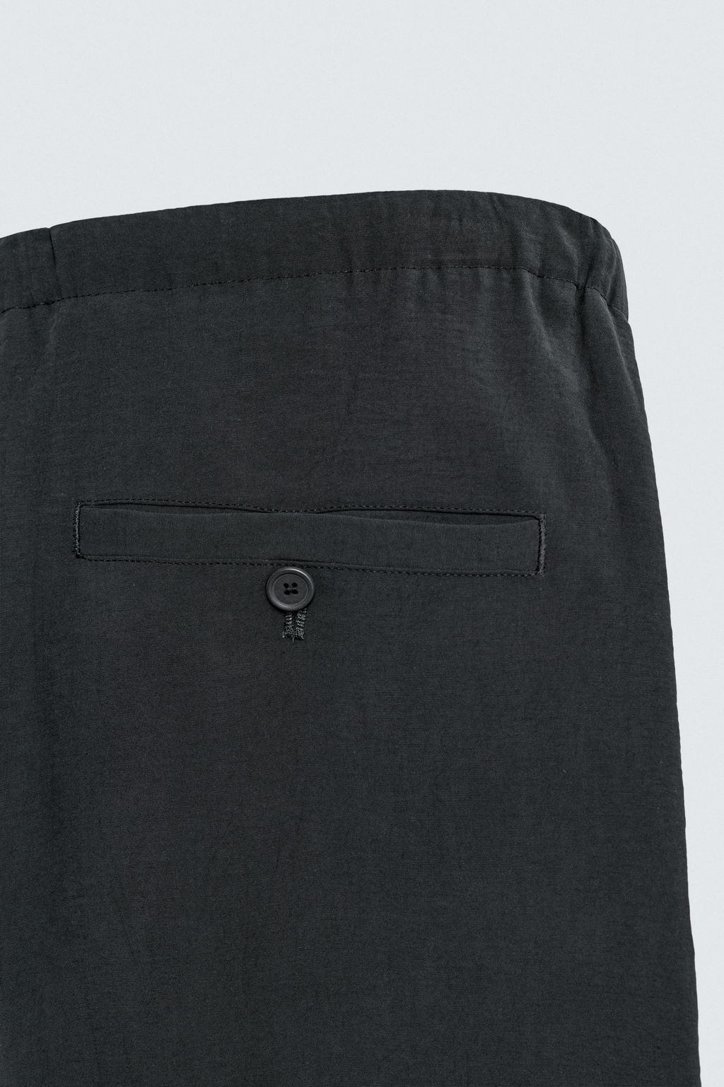 PANTAL?N FLUIDO RELAXED FIT / Negro - Zara фото 10