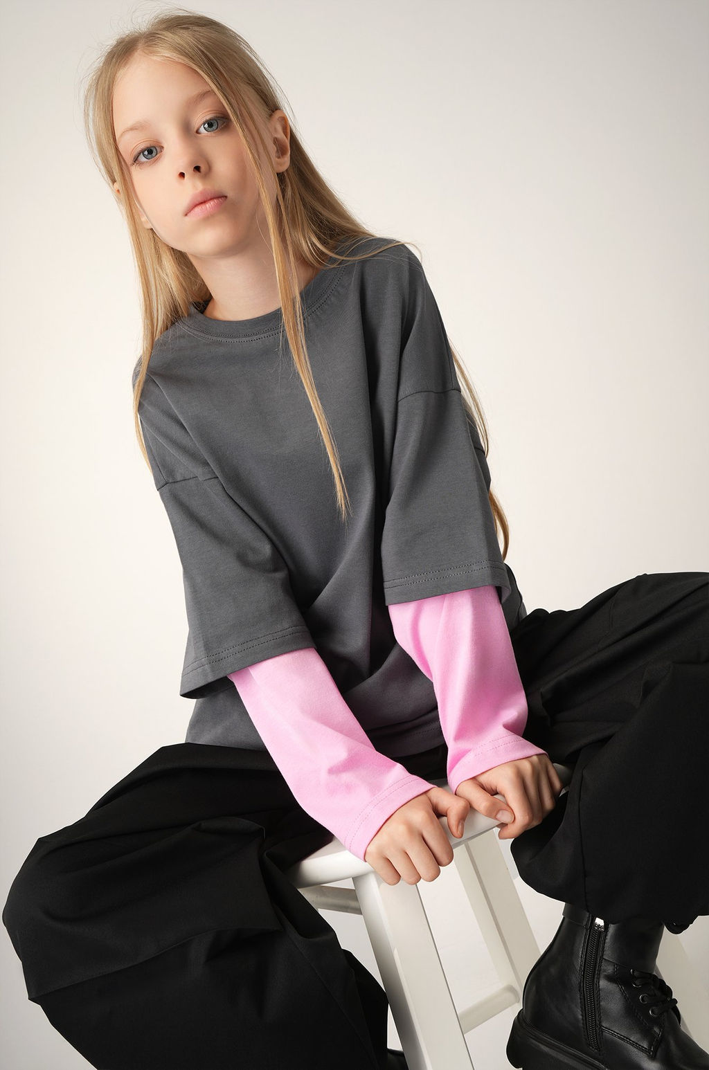 Лонгслив с двойным рукавом для девочки Happyfox - Happy fox фото 6