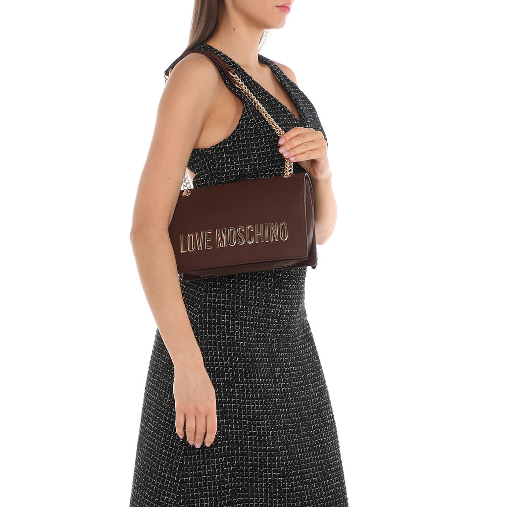 Женская сумка на плечо LOVE MOSCHINO BOLD LOVE Артикул 3640970, темно-коричневый