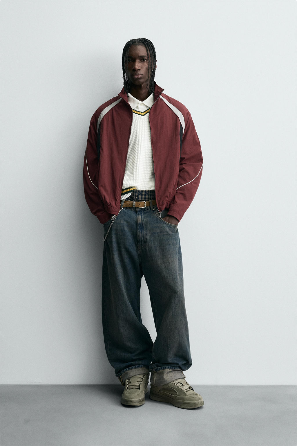 CONTRAST COLOUR BLOCK TECHNICAL JACKET