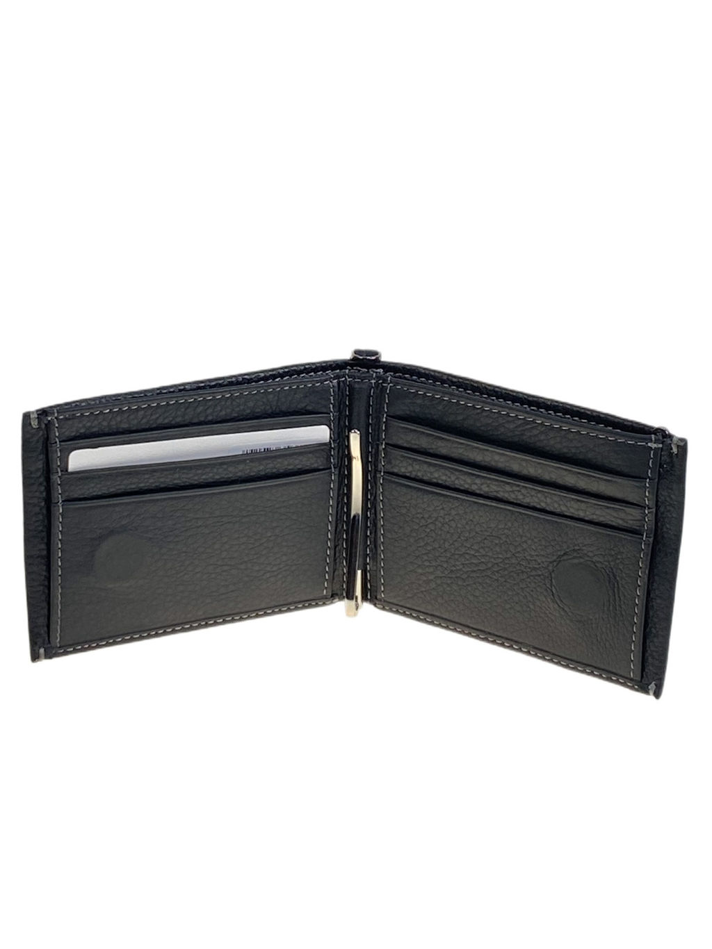 Портмоне мужское из натуральной кожи, цвет черный - Greta фото 2