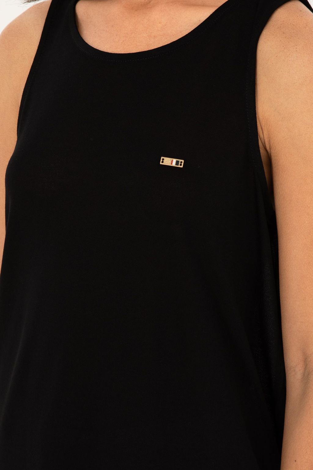 U. S. Polo Assn / Женская черная футболка - U.s. polo assn фото 7