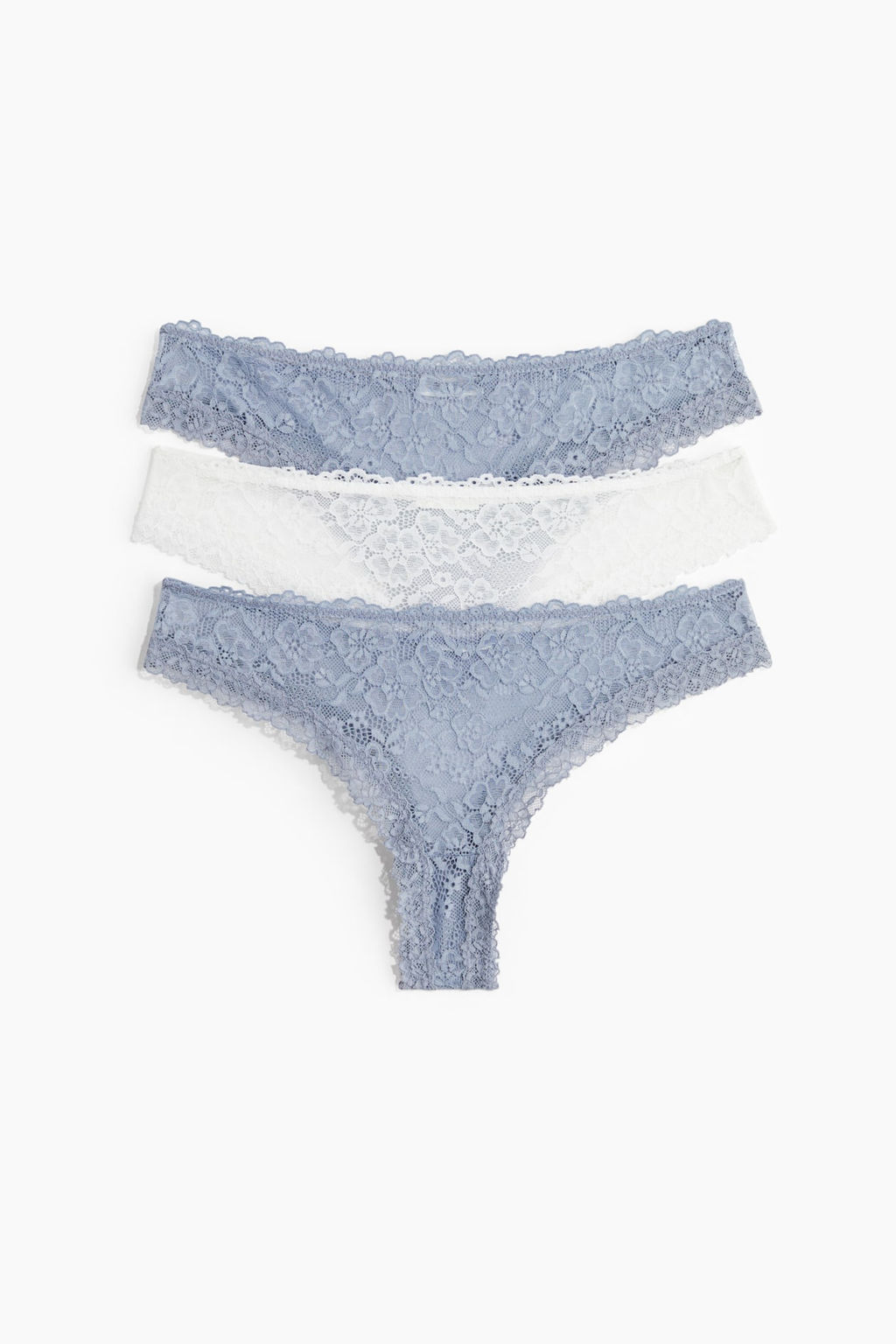 Pack de 3 bragas Brazilian de encaje - H&m фото 6