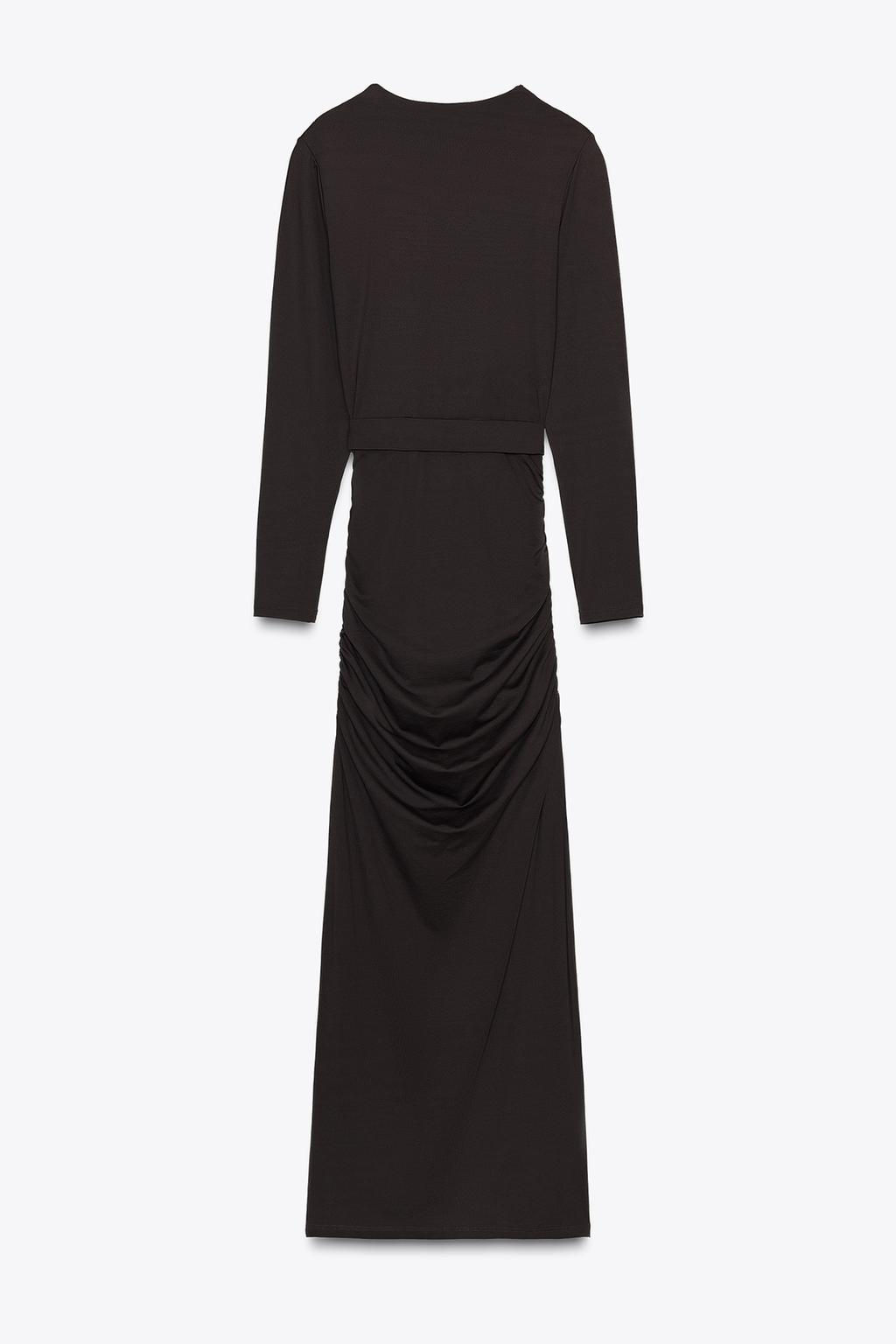 POLYAMIDE DRESS WITH HARDWARE BELT - Zara фото 8