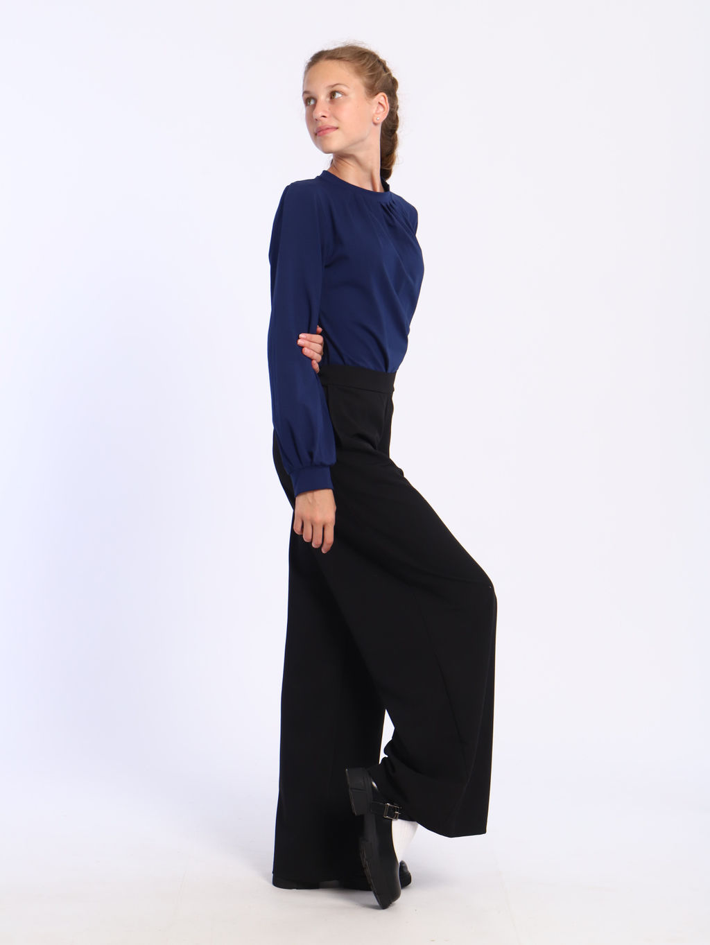 Лонгслив Амелия белый - Ладошки фото 15