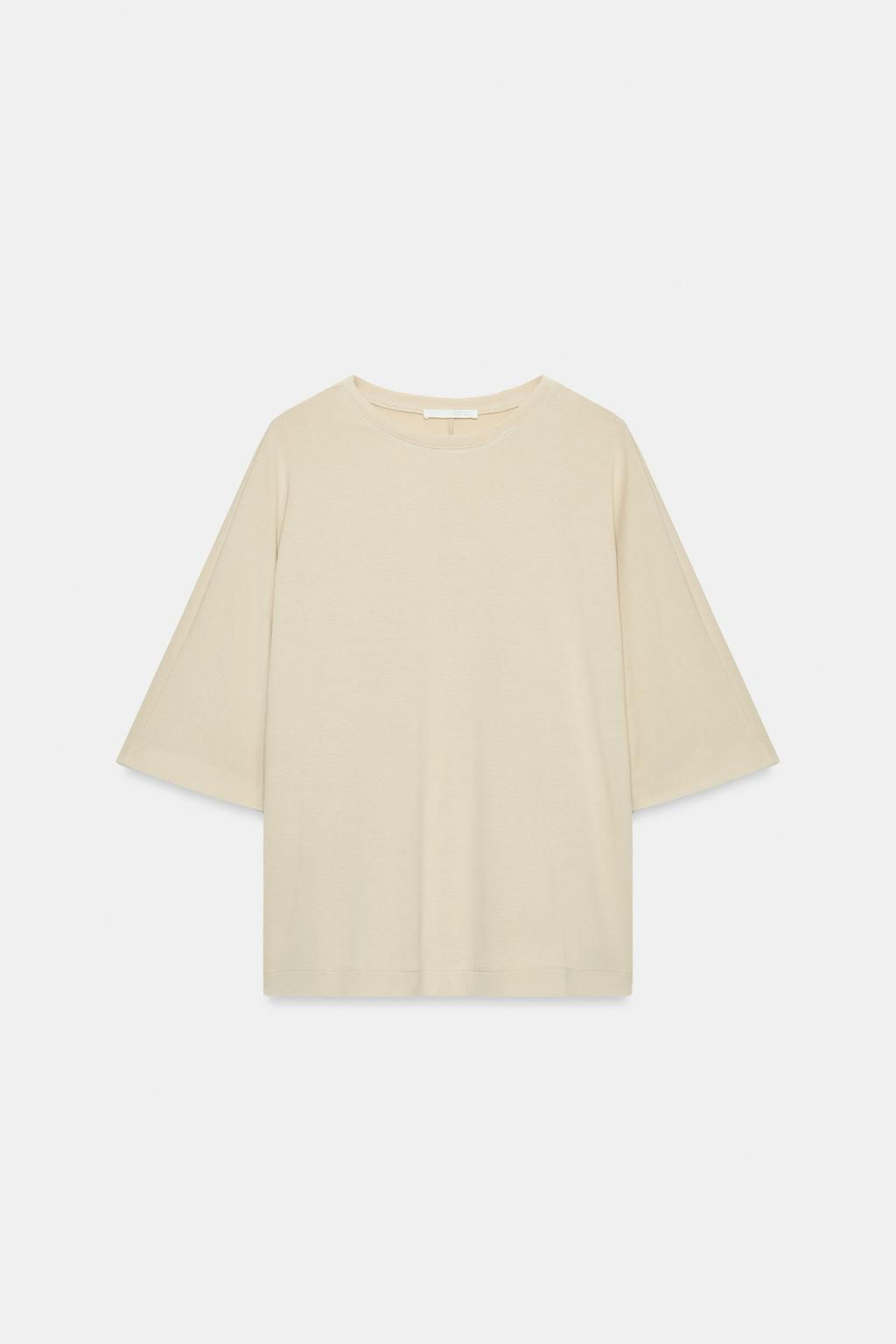 OVERSIZE FLOWING T-SHIRT - Zara фото 29