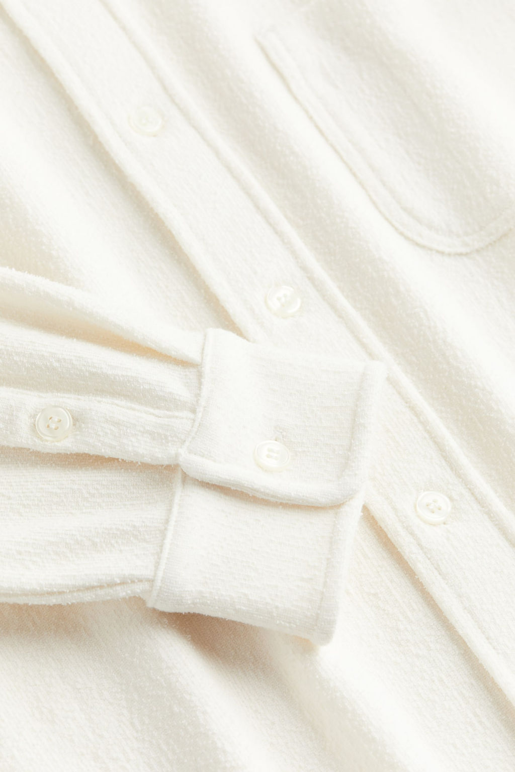 Camisa en tejido texturizado Regular Fit - H&m фото 2