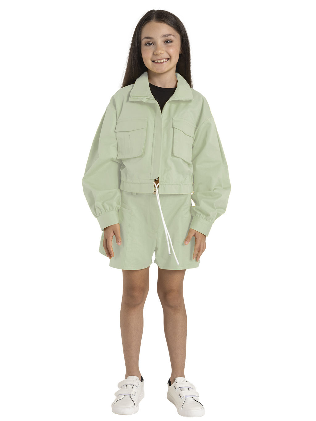 Куртка для девочки О56919 - Карамелли фото 7