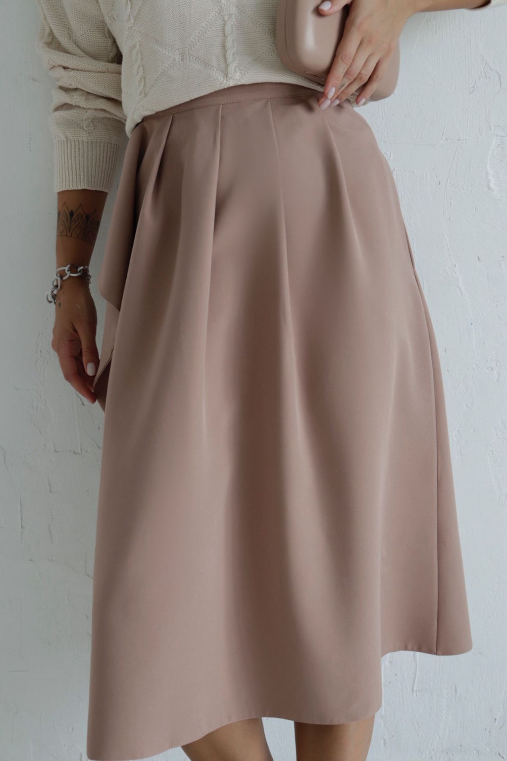 Юбка с запахом со складками - Martichelli фото 5