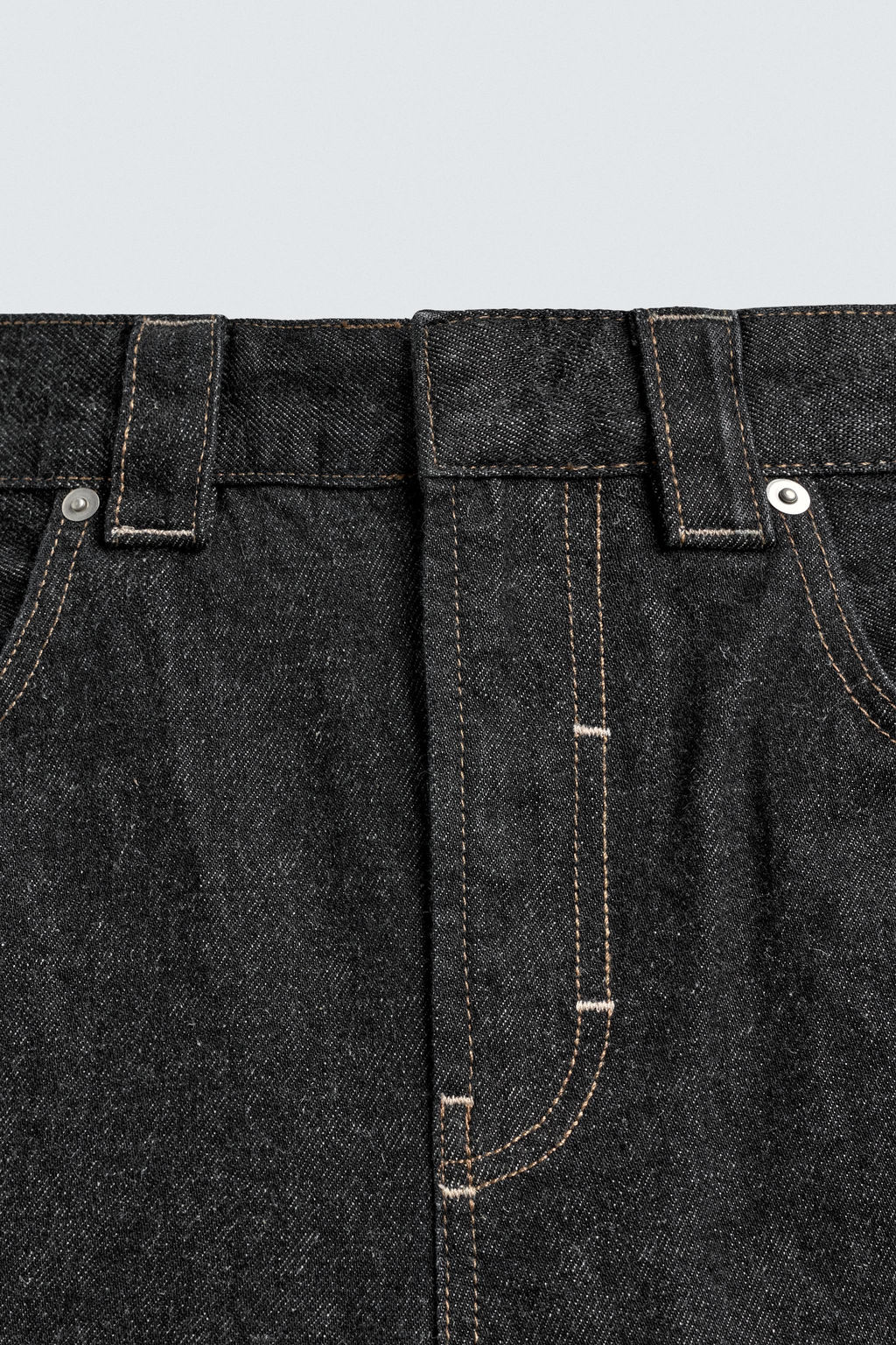 COTTON - LINEN STRAIGHT FIT JEANS - Zara фото 10