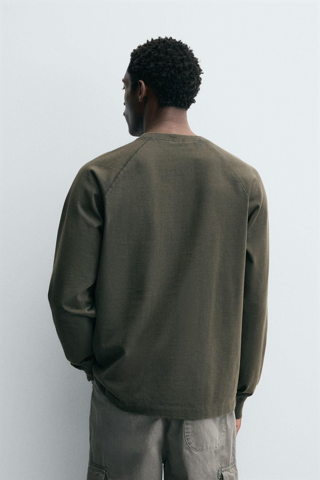 WASHED RELAXED FIT T-SHIRT - Zara фото 3