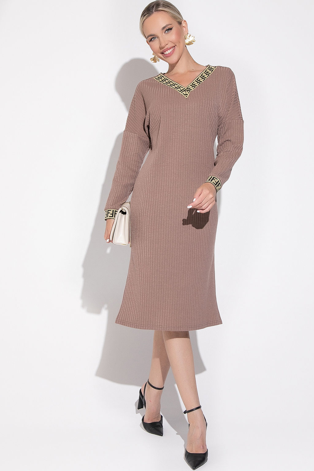 Платье Корнелия (мокко) - Эльза фото 2