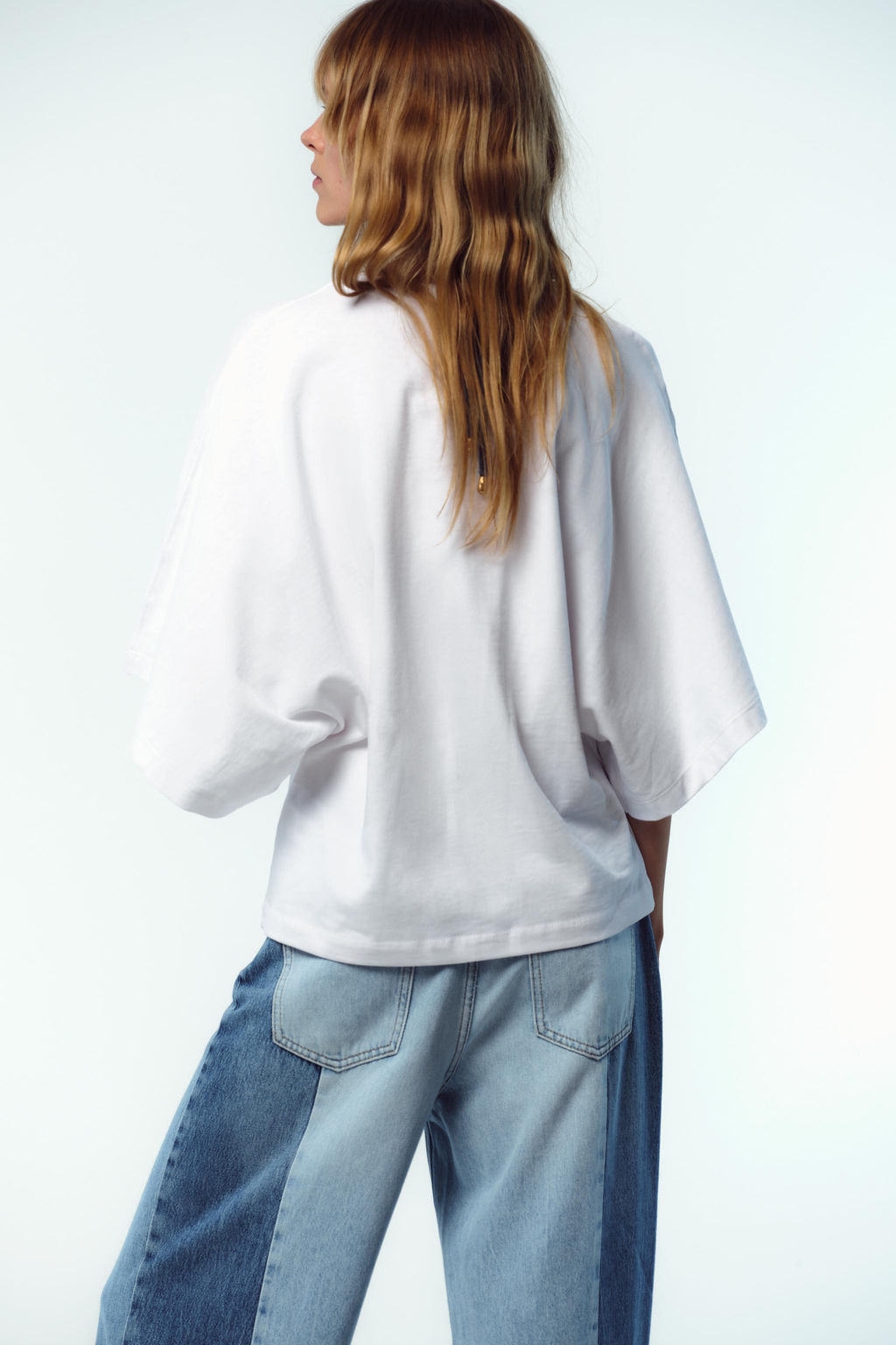 WASHED CAP SLEEVE T-SHIRT - Zara фото 25