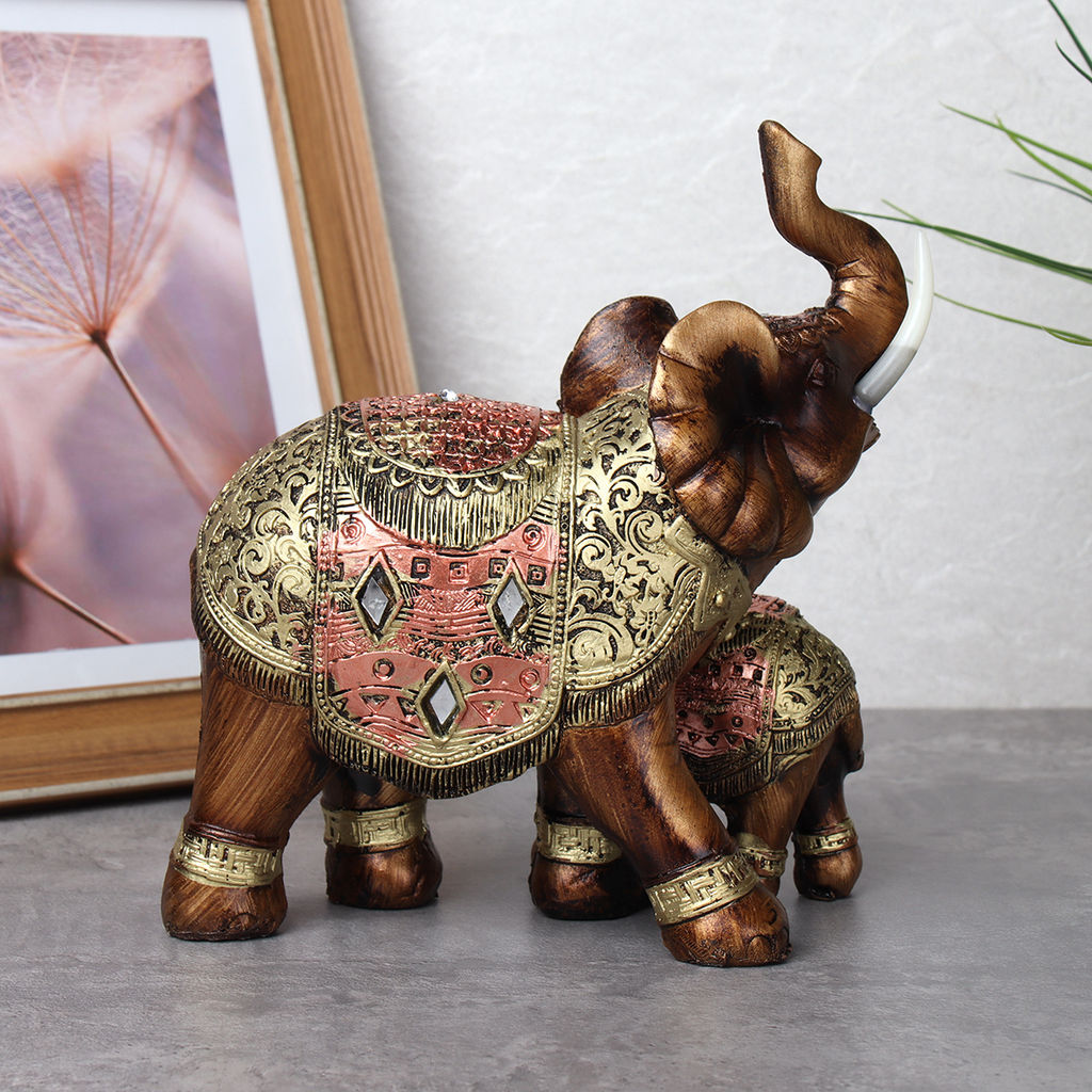 Статуэтка Слоны 14 см / 7130B /уп 24/ - ГалеонТрейд фото 7