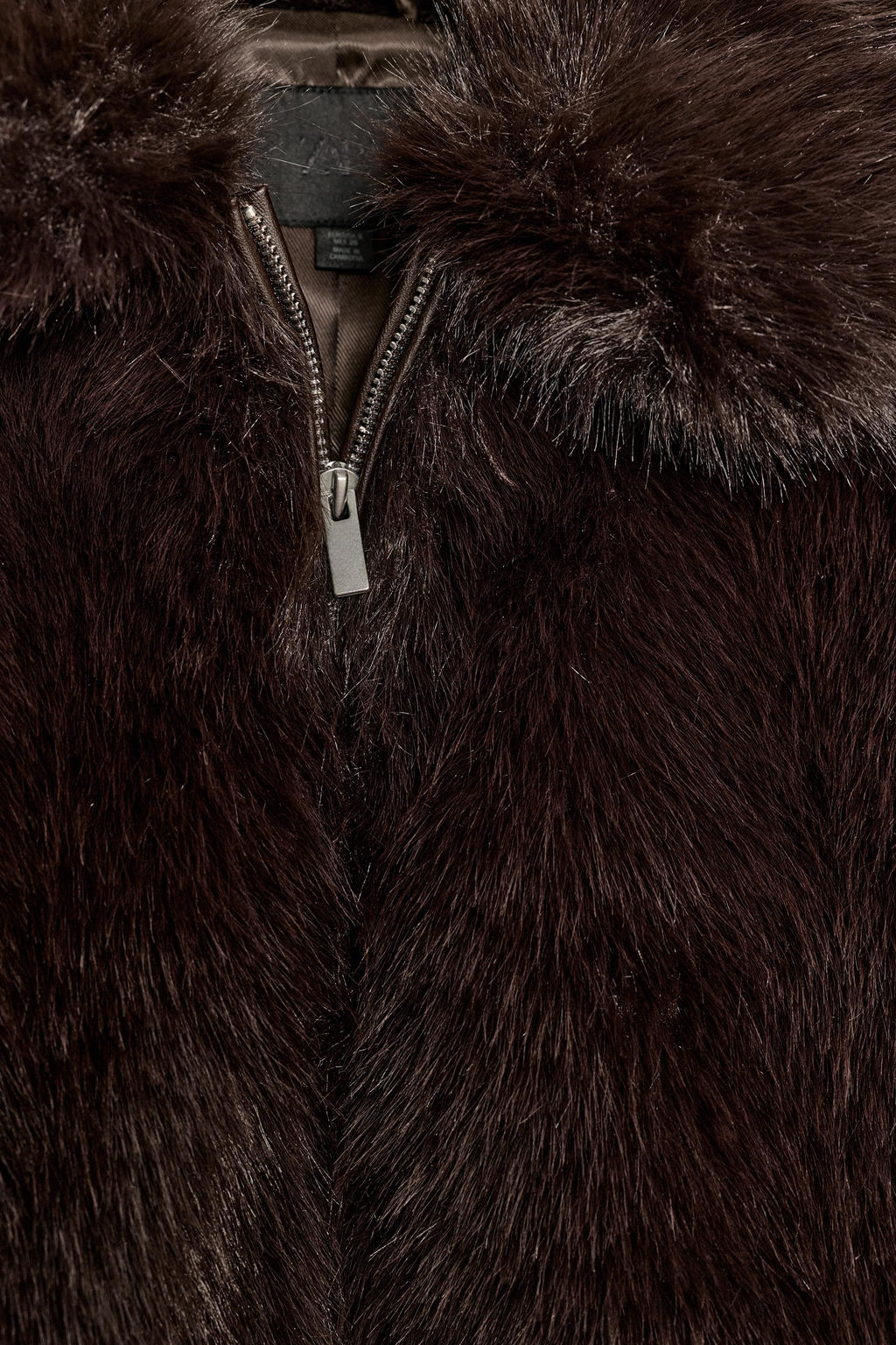 SHORT FAUX FUR COAT - Zara фото 6