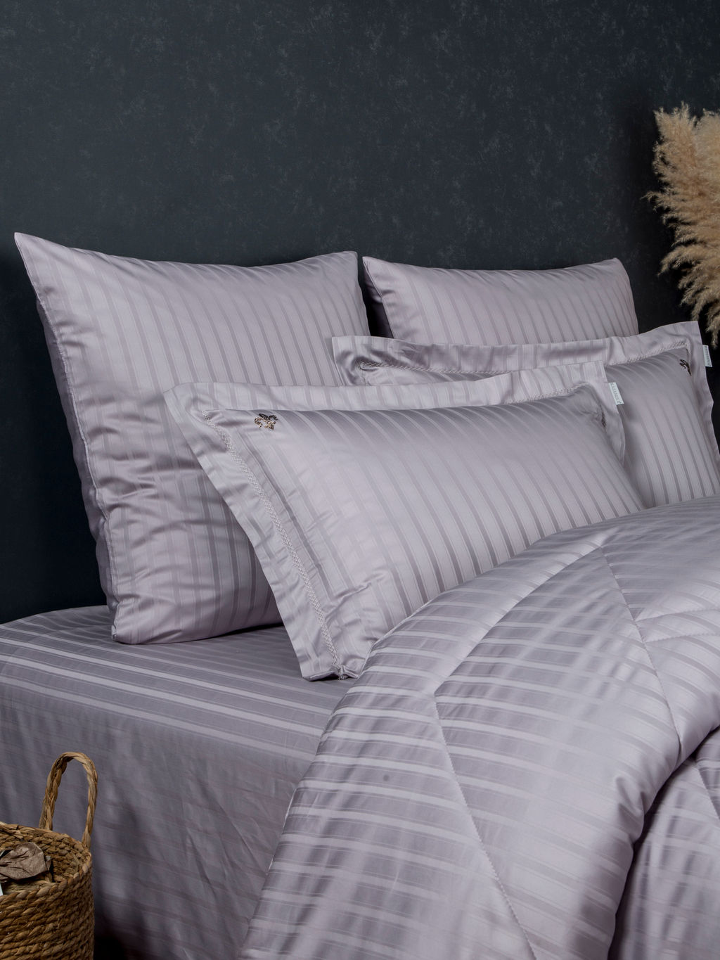 Stripe Le-Man (платина лаванда) Egypt Cotton комплект - Kazanov.a. фото 3