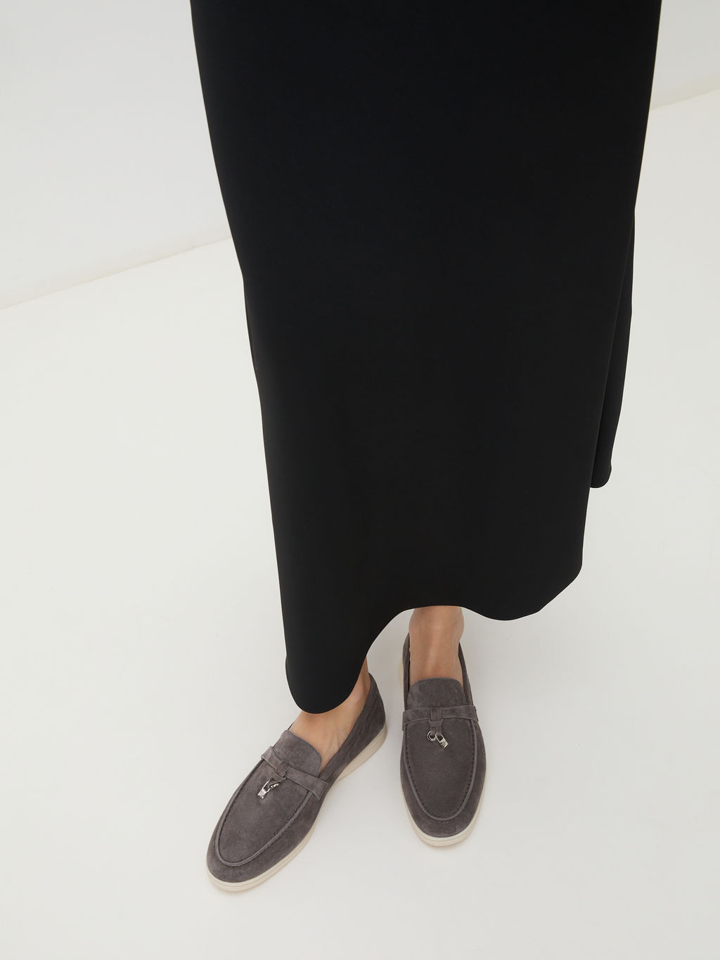 Женские лоферы TENDANCE Артикул SW6046-1, серо-коричневый