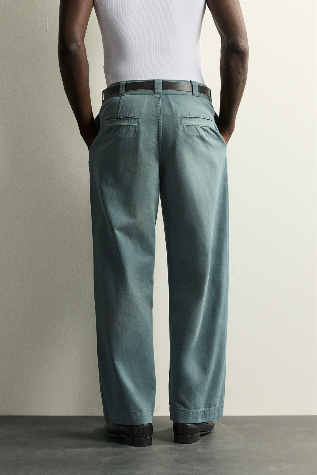 PANTAL?N CHINO DENIM / Verde - Zara фото 3