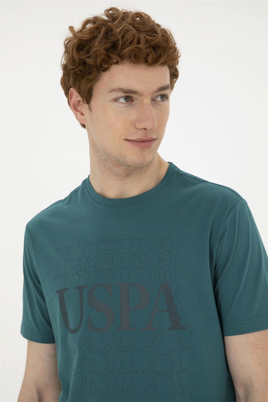 Мужская темно-зеленая футболка Неожиданная скидка в корзине - U.s. polo assn фото 2
