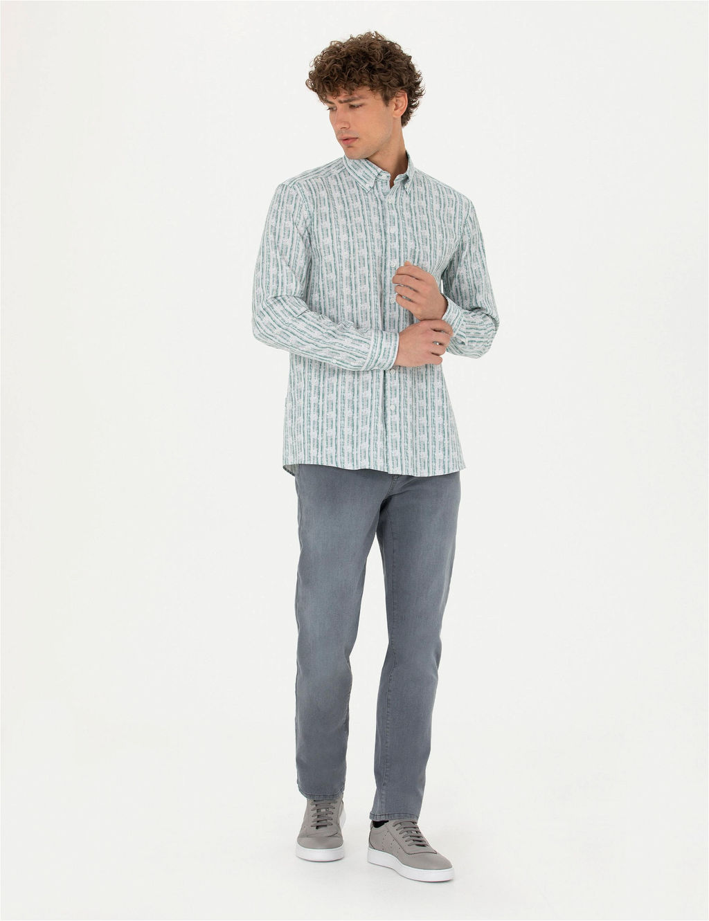 Mint Regular Fit Uzun Kollu G_mlek