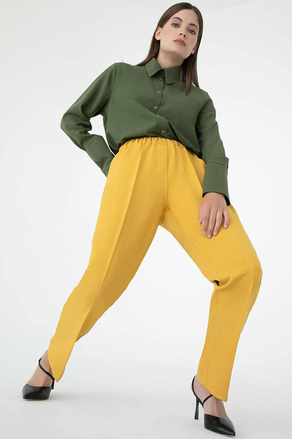 Брюки Арли (манго) Б7139 - Lt collection фото 7