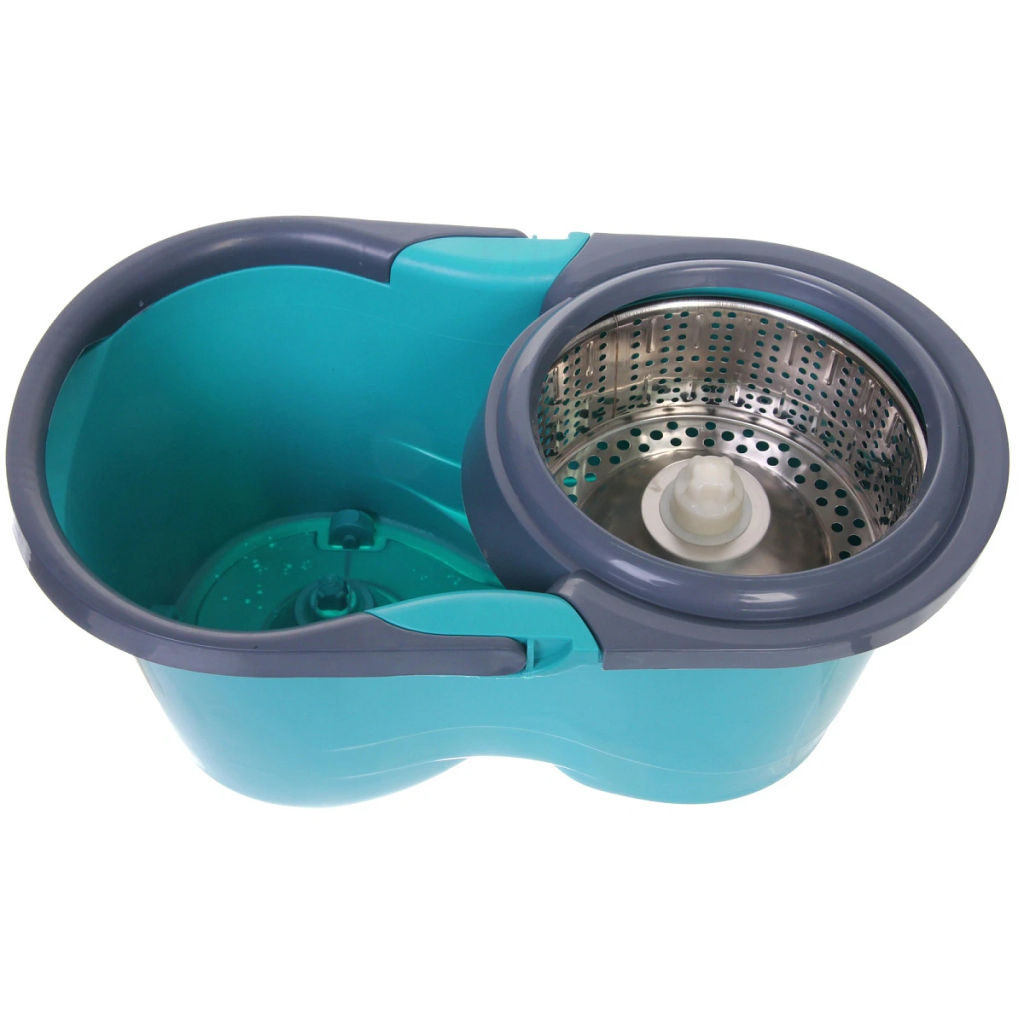 Набор для уборки "Селфи" Юла (ведро с отжимом, швабра, две насадки) в цветной коробке