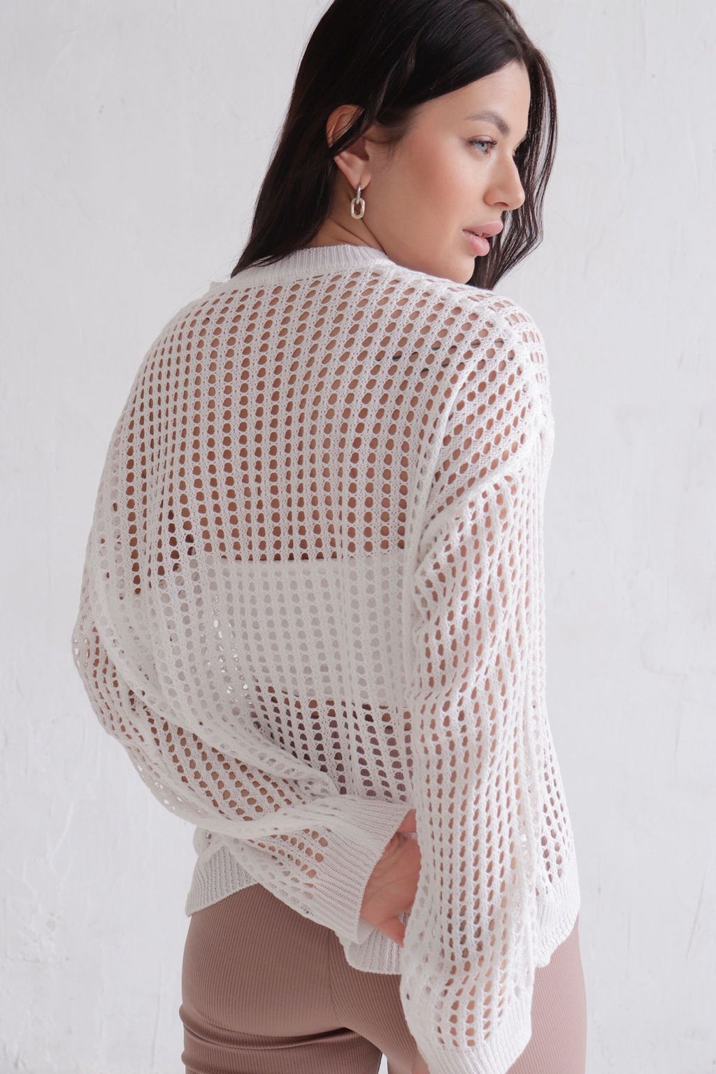 Martichelli Джемпер-сеть белый фото 31