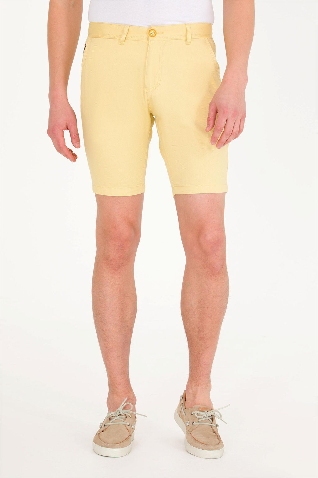 U. S. Polo Assn Мужские желтые тканые шорты - U.s. polo assn фото 9