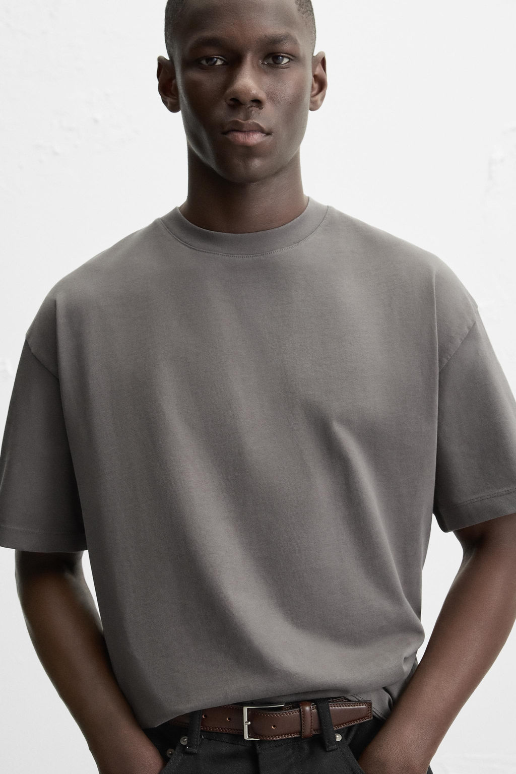 BASIC HEAVYWEIGHT T-SHIRT - Zara фото 5