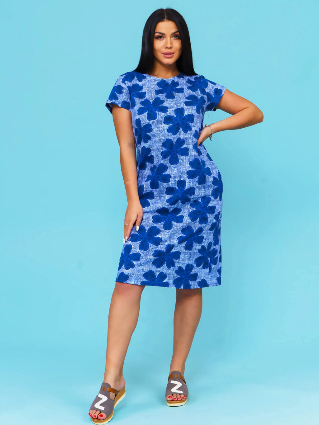 Платье женское, цвет фиолетовый