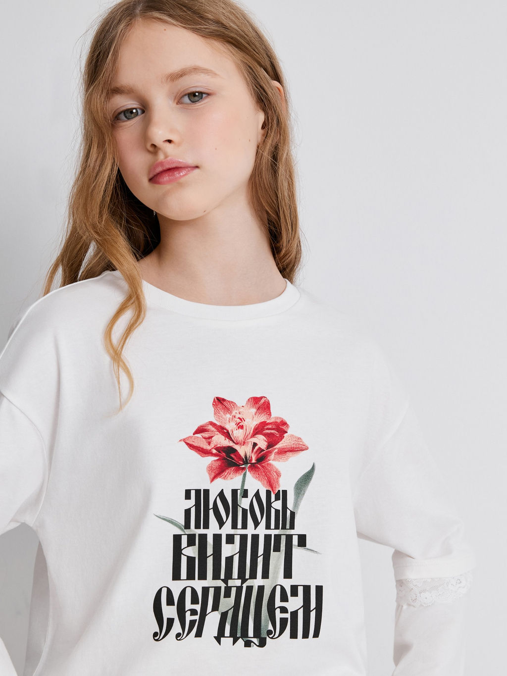 ACOOLA / Джемпер детский для девочек Airville белый  фото 6