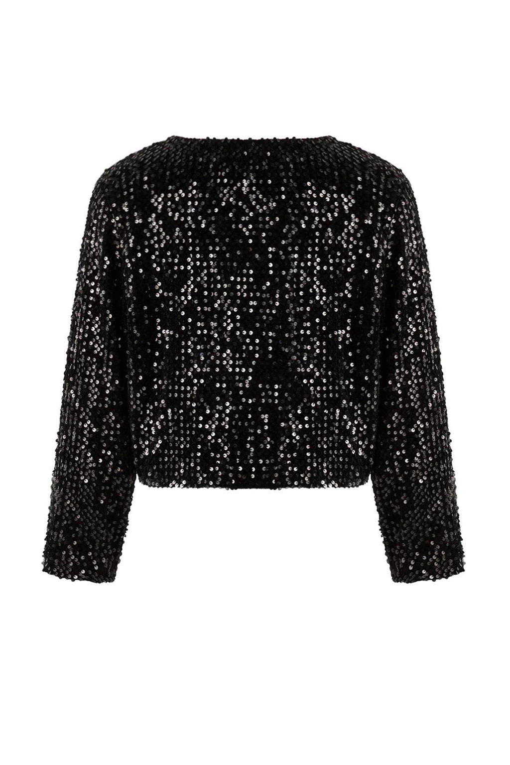 Siyah Onden Baglamal? Payet Ceket TPRAW26CE00001 - Trendyolmilla фото 6