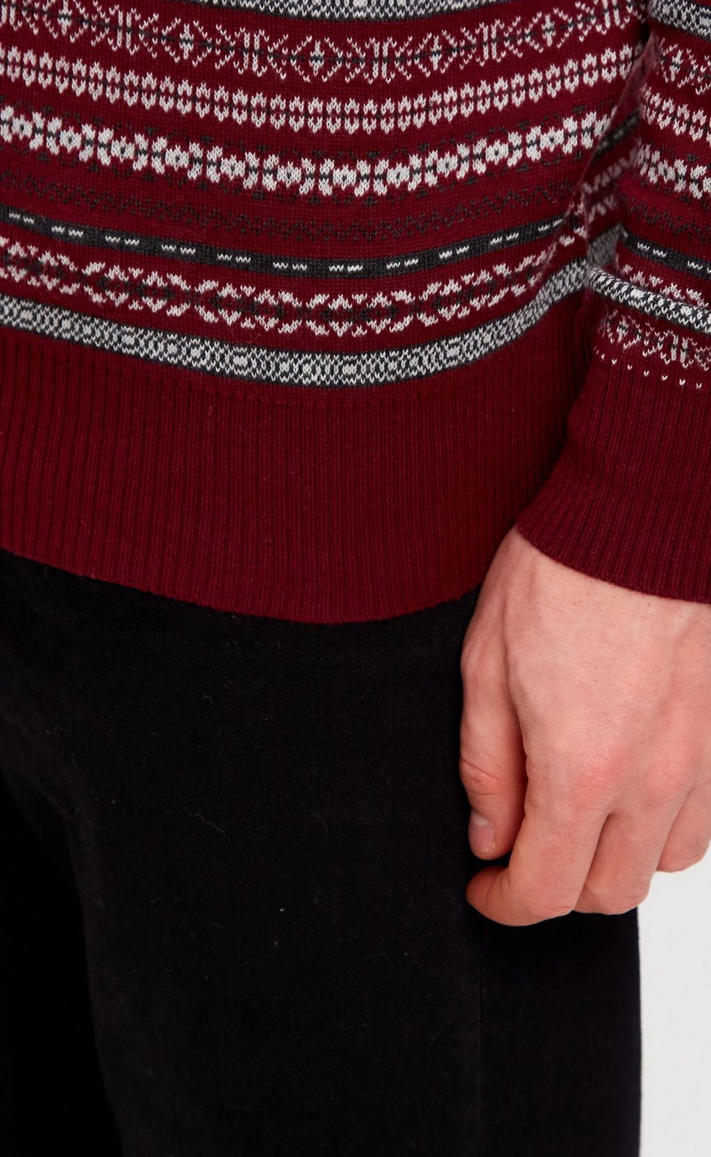 Джемпер F221-15-304 bordo - Fine joyce фото 8