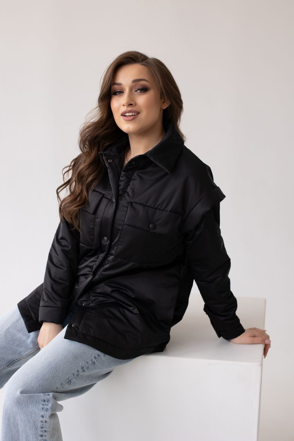 Куртка женская демисезонная 23983 (бежевый) - Kankan фото 8