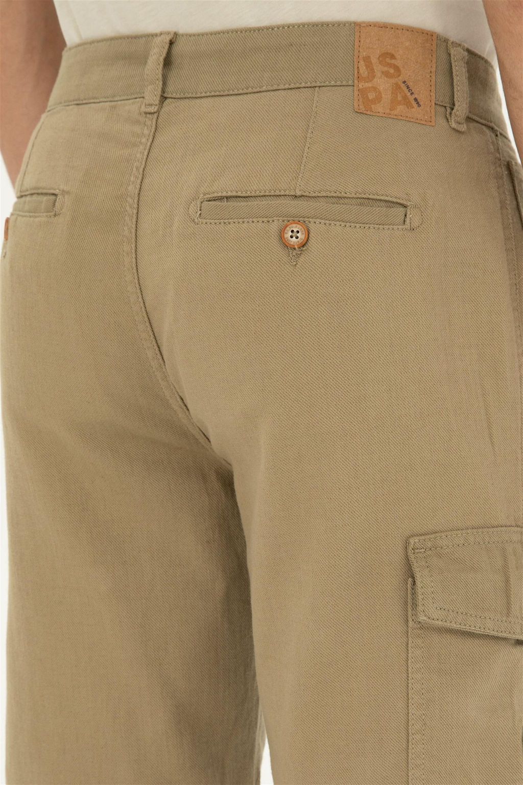 Мужские тканые шорты темно-хаки Неожиданная скидка в корзине - U.s. polo assn фото 6